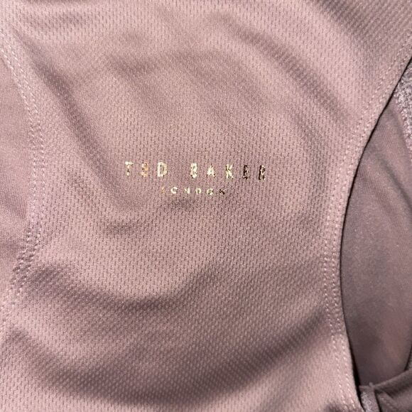 Ted Baker L Mauve Pink Racerback Sleeveless Gym Tank Top - Picture 9 of 12